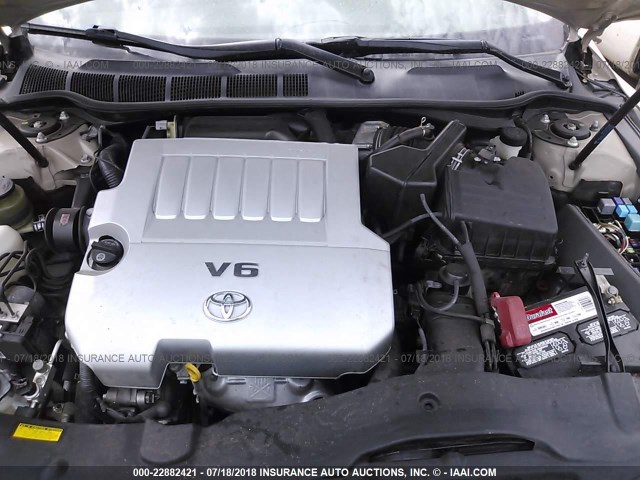 JTNBK46K073010079 - 2007 TOYOTA CAMRY NEW GENERAT LE/XLE/SE GOLD photo 10