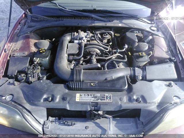 1LNHM87A7YY879672 - 2000 LINCOLN LS 勃艮第红 照片 10