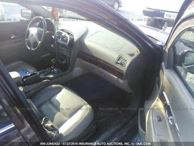 1LNHM87A7YY879672 - 2000 LINCOLN LS 勃艮第红 照片 5