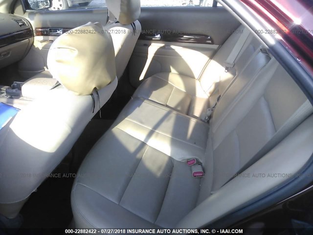 1LNHM87A7YY879672 - 2000 LINCOLN LS 勃艮第红 照片 8