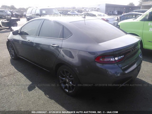 1C3CDFFA3GD818592 - 2016 DODGE DART SXT SPORT GRAY photo 3