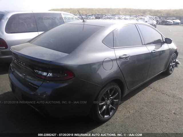 1C3CDFFA3GD818592 - 2016 DODGE DART SXT SPORT GRAY photo 4