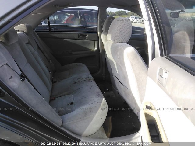 4T1BE32K93U735398 - 2003 TOYOTA CAMRY LE/XLE/SE GRAY photo 8