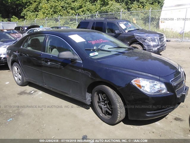 1G1ZB5E13BF308238 - 2011 CHEVROLET MALIBU LS BLACK photo 1