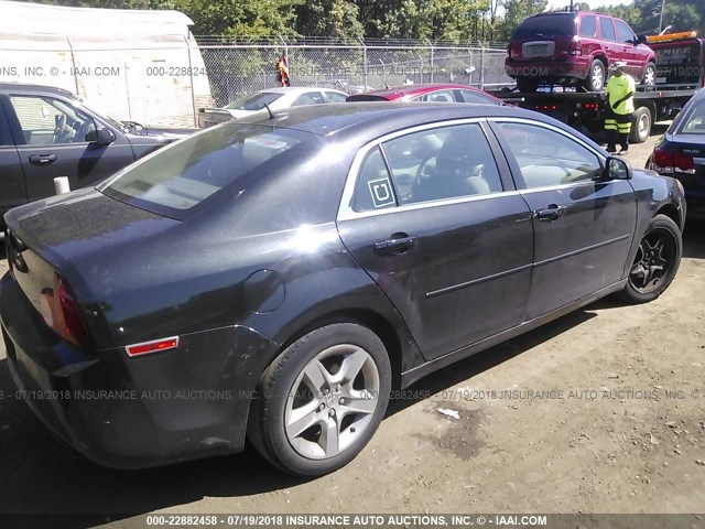 1G1ZB5E13BF308238 - 2011 CHEVROLET MALIBU LS BLACK photo 4