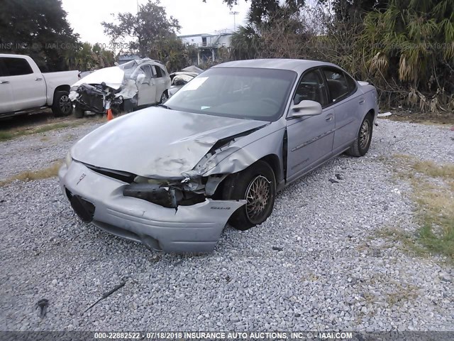 1G2WJ52K8WF242807 - 1998 PONTIAC GRAND PRIX SE GRAY photo 2