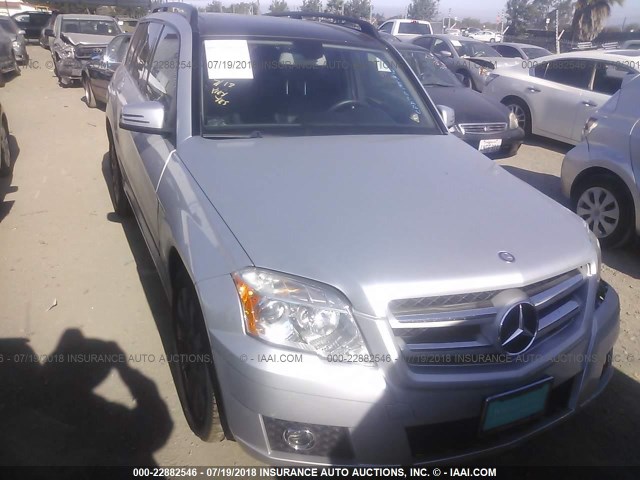 WDCGG8HB1BF609879 - 2011 MERCEDES-BENZ GLK 350 4MATIC SILVER photo 1