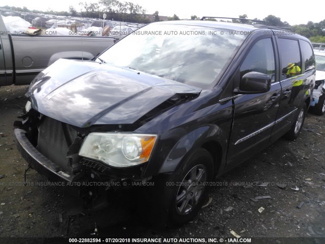 2A4RR5DG9BR735032 - 2011 CHRYSLER TOWN & COUNTRY TOURING GRAY photo 2