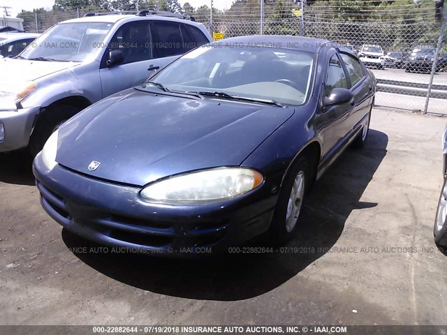 2B3HD46R92H176937 - 2002 DODGE INTREPID SE BLUE photo 2