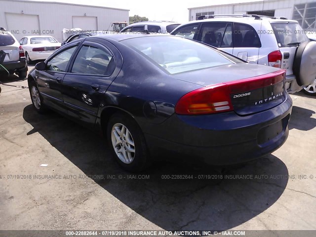 2B3HD46R92H176937 - 2002 DODGE INTREPID SE BLUE photo 3