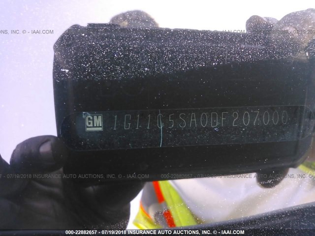 1G11C5SA0DF207000 - 2013 CHEVROLET MALIBU 1LT 白色 照片 9