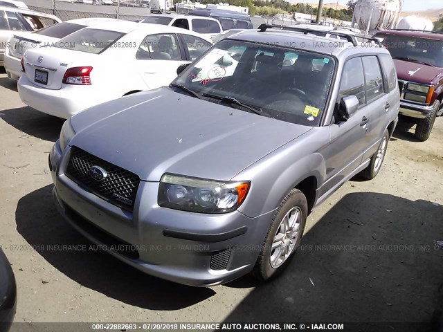 JF1SG66648H721525 - 2008 SUBARU FORESTER SPORTS 2.5X/SPORTS 2.5XT SILVER photo 2