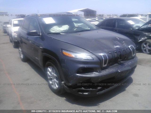 1C4PJLCB0HW539740 - 2017 JEEP CHEROKEE LATITUDE Boz foto 1
