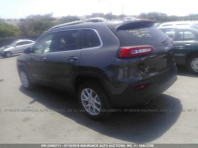 1C4PJLCB0HW539740 - 2017 JEEP CHEROKEE LATITUDE Boz foto 3