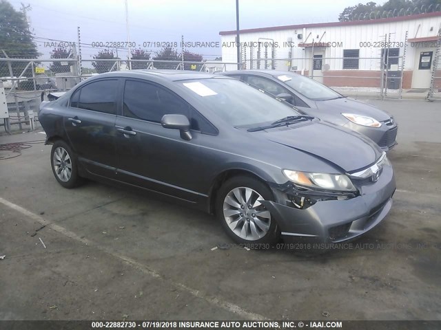 2HGFA16919H311966 - 2009 HONDA CIVIC EXL 灰色 照片 1