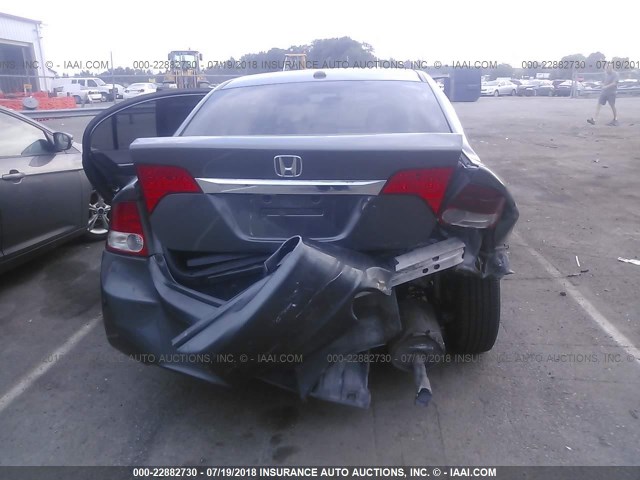 2HGFA16919H311966 - 2009 HONDA CIVIC EXL 灰色 照片 6