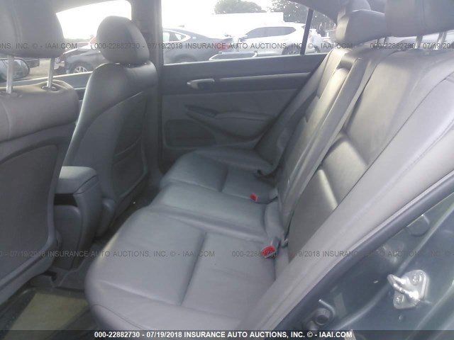 2HGFA16919H311966 - 2009 HONDA CIVIC EXL 灰色 照片 8