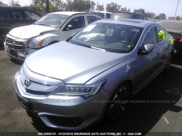 19UDE2F8XGA012142 - 2016 ACURA ILX PREMIUM STYLE/TECH STYLE SILVER photo 2