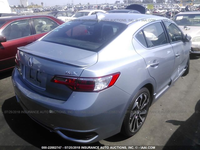 19UDE2F8XGA012142 - 2016 ACURA ILX PREMIUM STYLE/TECH STYLE SILVER photo 4