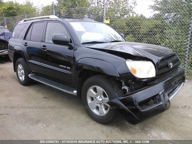 JTEBU17R430015740 - 2003 TOYOTA 4RUNNER LIMITED BLACK photo 1