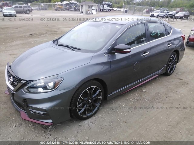 3N1CB7AP7HY257205 - 2017 NISSAN SENTRA SR TURBO/NISMO GRAY photo 2