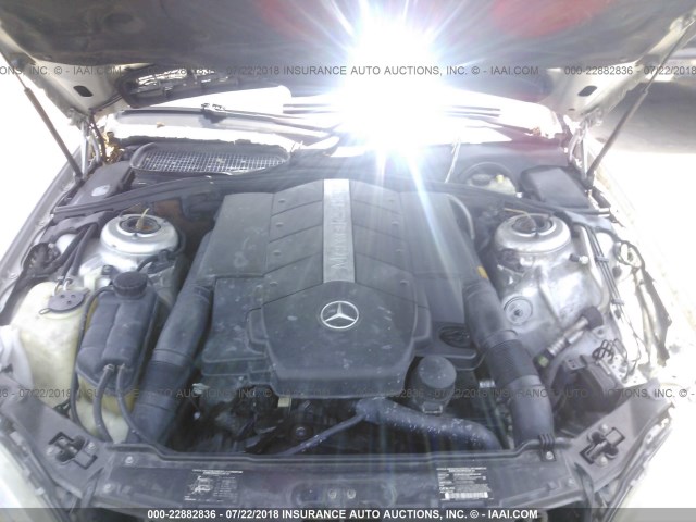 WDBNG70J81A162634 - 2001 MERCEDES-BENZ S 430 SILVER photo 10