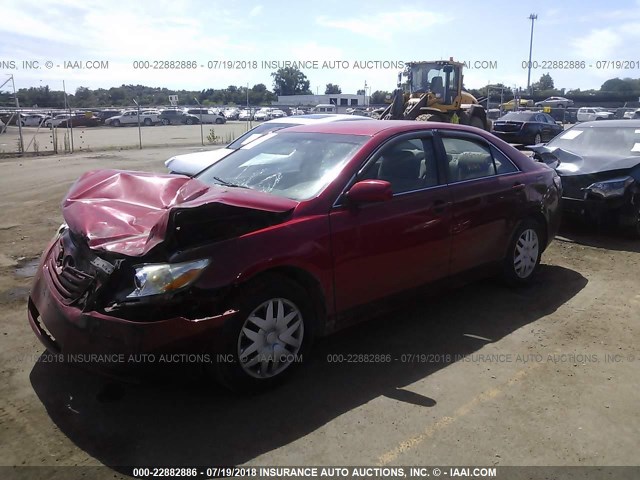 4T1BE46K79U354934 - 2009 TOYOTA CAMRY SE/LE/XLE RED photo 2