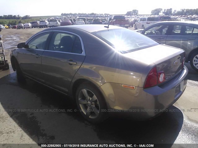 1G1ZC5E16BF393153 - 2011 CHEVROLET MALIBU 1LT 棕色 照片 3