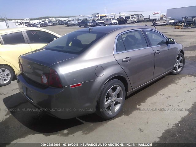 1G1ZC5E16BF393153 - 2011 CHEVROLET MALIBU 1LT 棕色 照片 4