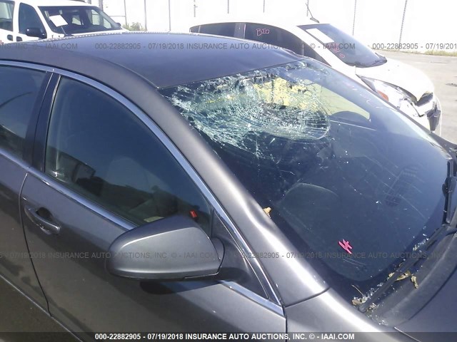 1G1ZC5E16BF393153 - 2011 CHEVROLET MALIBU 1LT 棕色 照片 6