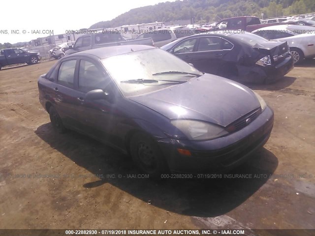 1FAFP33P93W319985 - 2003 FORD FOCUS LX BLUE photo 1