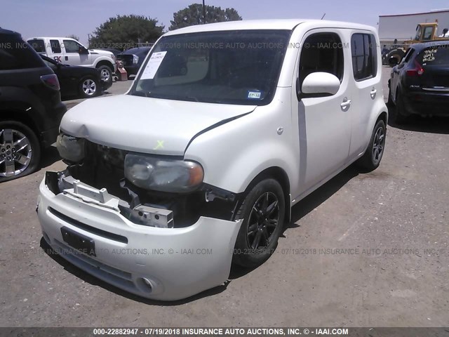 JN8AZ28R89T130682 - 2009 NISSAN CUBE S/SL WHITE photo 2