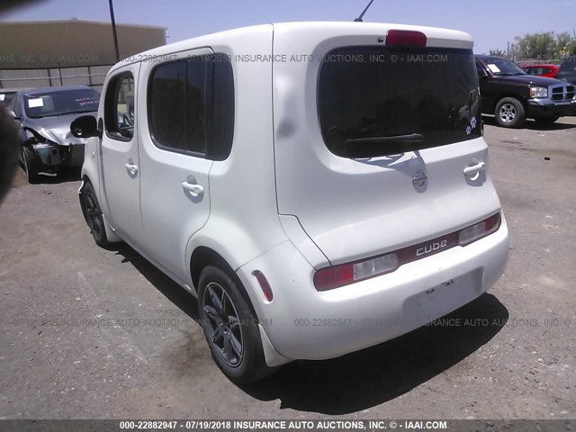 JN8AZ28R89T130682 - 2009 NISSAN CUBE S/SL WHITE photo 3