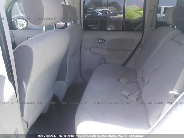 JN8AZ28R89T130682 - 2009 NISSAN CUBE S/SL WHITE photo 8