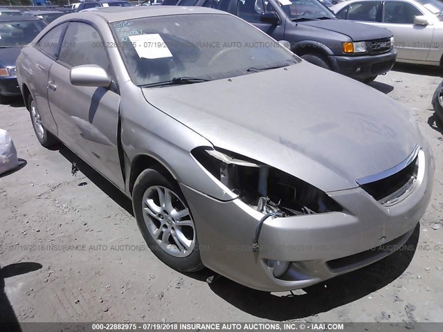 4T1CE30PX5U973783 - 2005 TOYOTA CAMRY SOLARA SE/SLE ოქროსფერი ფოტო 1