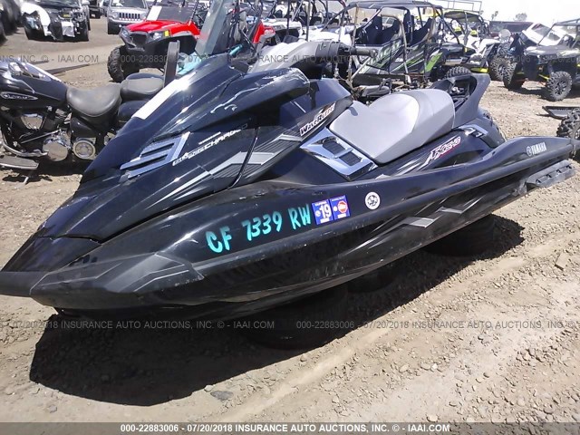 YAMA1536C313 - 2013 YAMAHA WAVERUNNER BLACK photo 2