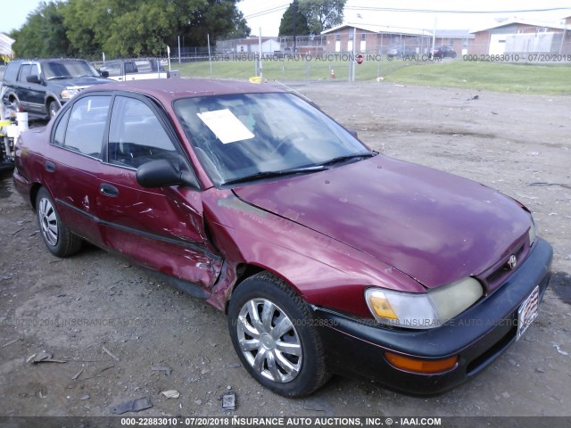 JT2AE09B2R0067988 - 1994 TOYOTA COROLLA LE/DX RED photo 1