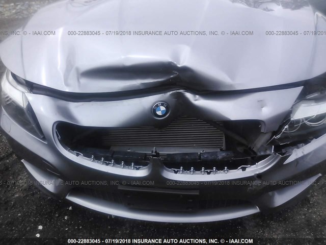 WBALM1C55CE633810 - 2012 BMW Z4 SDRIVE35IS GRAY photo 6