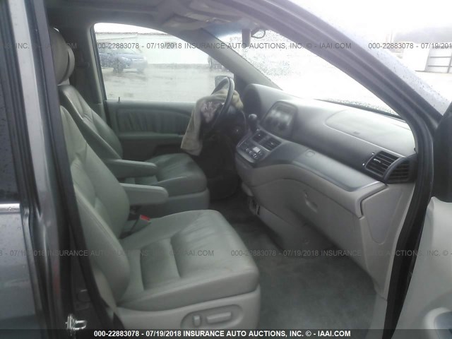 5FNRL38668B408041 - 2008 HONDA ODYSSEY EXL GRAY photo 5