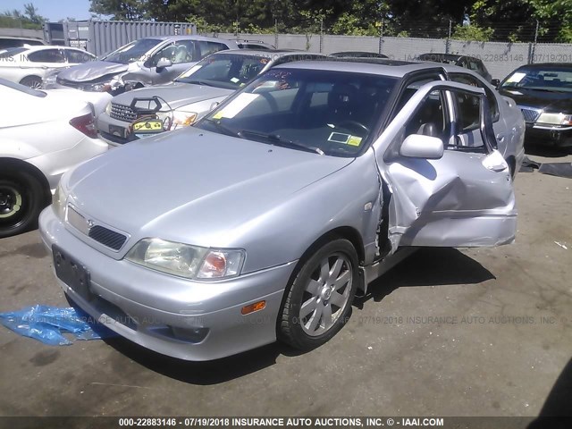 JNKCP11A42T512494 - 2002 INFINITI G20 SILVER photo 2