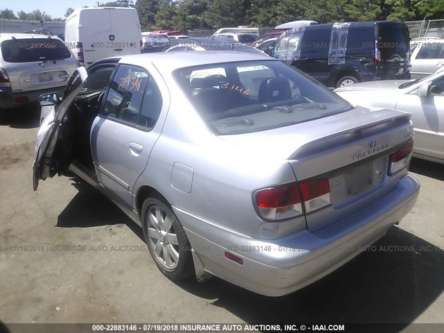 JNKCP11A42T512494 - 2002 INFINITI G20 SILVER photo 3