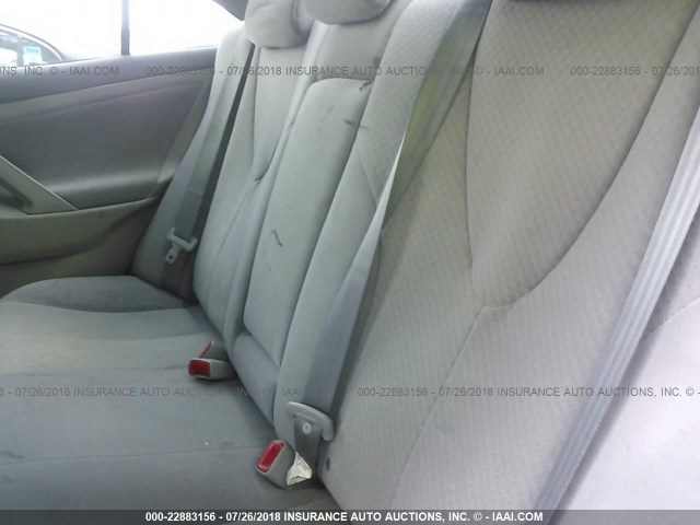 4T1BE46K19U290714 - 2009 TOYOTA CAMRY SE/LE/XLE SILVER photo 8