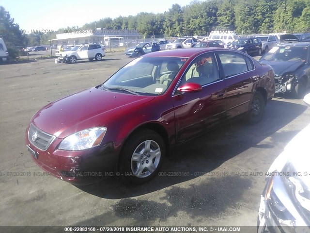 1N4AL11D34C101837 - 2004 NISSAN ALTIMA S/SL RED photo 2