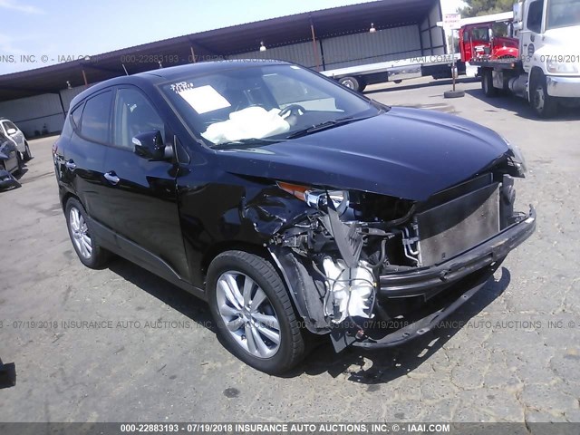 KM8JU3AC4BU207954 - 2011 HYUNDAI TUCSON GLS/LIMITED შავი ფოტო 1