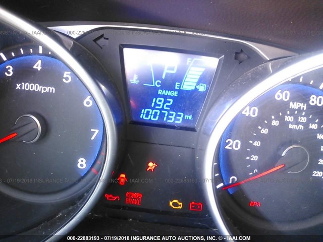 KM8JU3AC4BU207954 - 2011 HYUNDAI TUCSON GLS/LIMITED შავი ფოტო 7