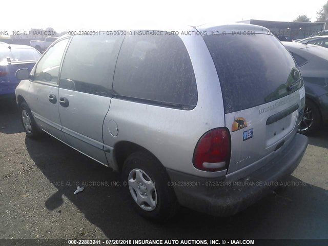 2B4FP25B9YR888306 - 2000 DODGE CARAVAN SILVER photo 3