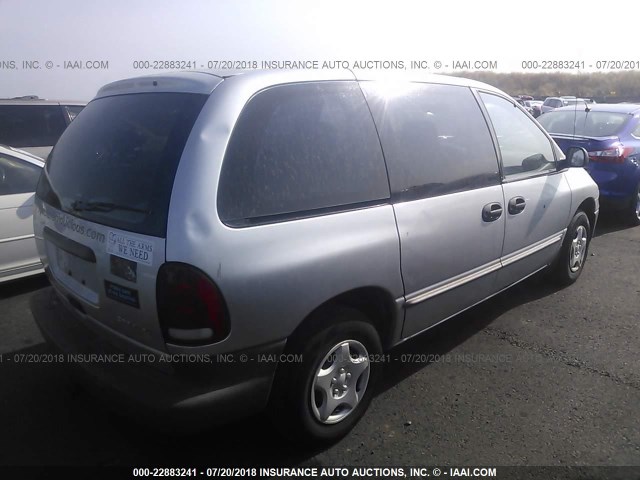 2B4FP25B9YR888306 - 2000 DODGE CARAVAN SILVER photo 4