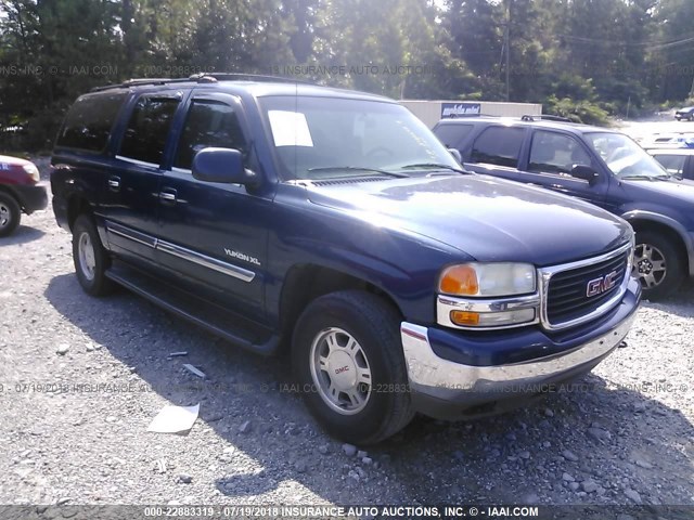 1GKEC16Z22R313255 - 2002 GMC YUKON XL C1500 BLUE photo 1