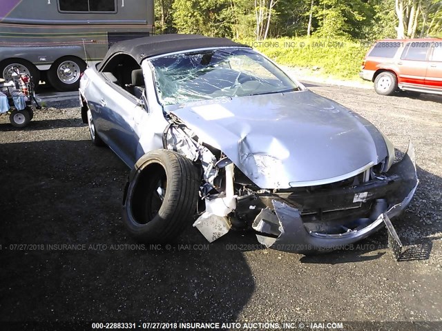 4T1FA38P16U084045 - 2006 TOYOTA CAMRY SOLARA SE/SLE ღია ლურჯი ფოტო 1