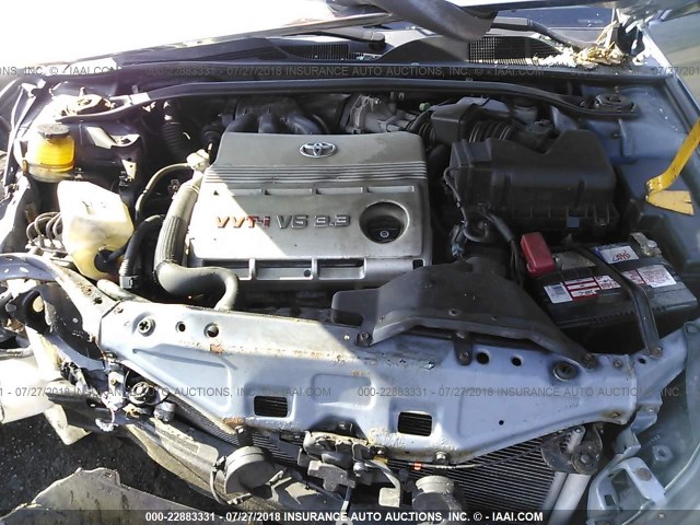 4T1FA38P16U084045 - 2006 TOYOTA CAMRY SOLARA SE/SLE ღია ლურჯი ფოტო 10